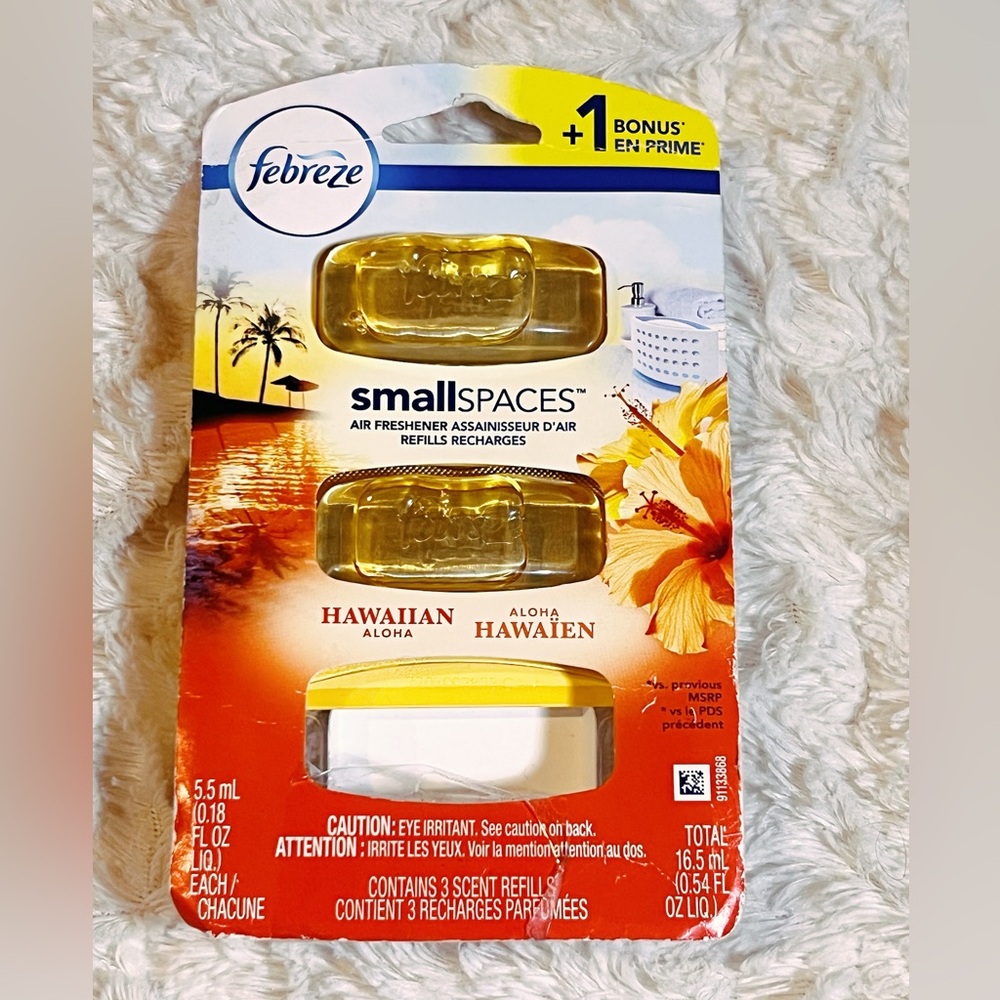 Febreze Small Spaces Air Freshener Refills Discontinued 
Hawaiian Aloha 2 NEW